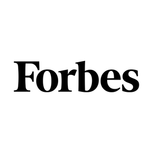The word 'Forbes' in a black serif typeface centered on a plain white background.