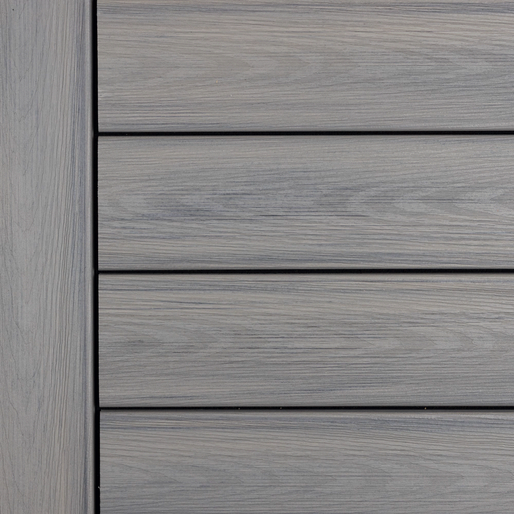 Close-up of Deckorators Venture Deck Boards Installed in Saltwater #color_saltwater