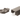 Contemporary Continuous Top Rail Center Bracket Apart in Bronze #color_bronze