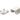 Contemporary Continuous Top Rail End Bracket Apart in Textured White #color_textured-white