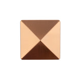 Top View of Victoria High Point Post Cap in Copper #color_copper
