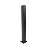 Deckorators Aluminum Stair Post with 4" Post Kit in Textured Black #color_textured-black