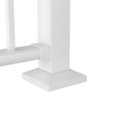 Deckorators Rapid Rail Post and Trim in Textured White #color_textured-white