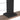 Deckorators Contemporary Cable Rail Post Base in Textured Black #color_textured-black