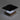 Deckorators Solar Post Cap Lit Up in Black with Cedar Wood Base #color_black