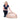 Woman Kneeling Next to Deckorators Tan Artificial Address Landscape Rock to Show Size #color_tan-rock