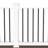 Deckorators for Lowe's Grab and Go Contemporary Composite Railing in White #color_white