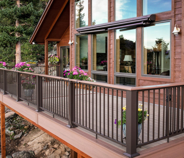 Solild Railing Types A Closer Look at Our Most Popular Railing Systems: Compare Aluminum, C ...