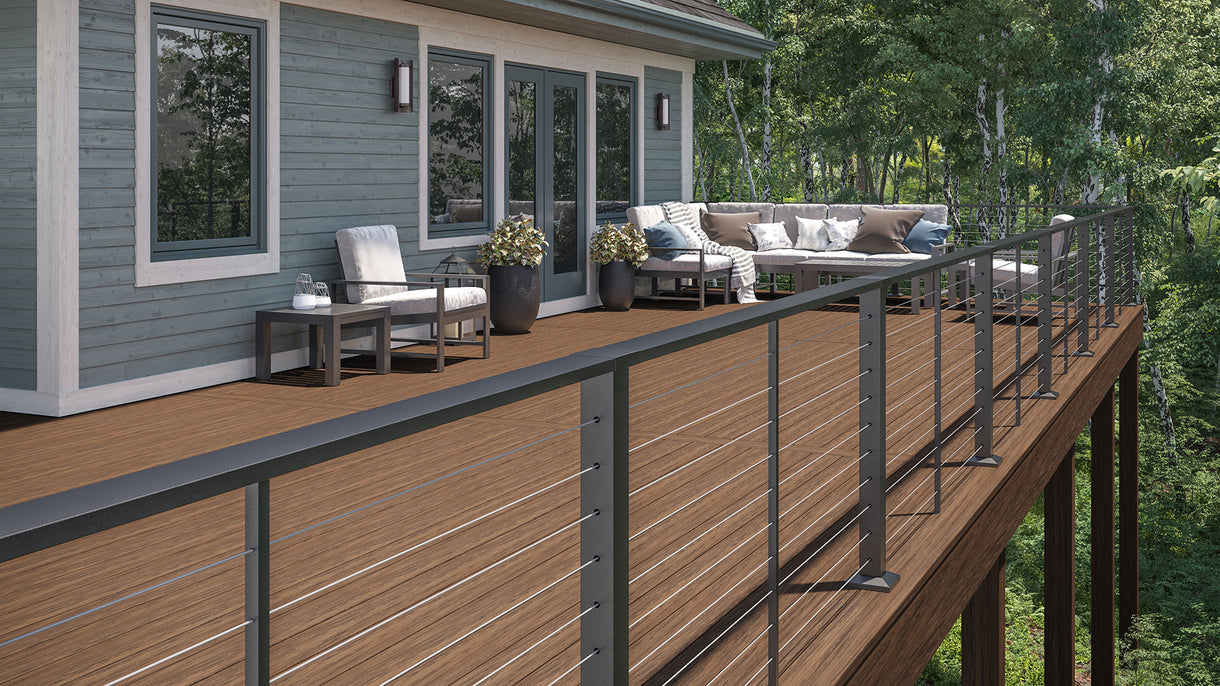 Cable Continuous Top Rail - Deckorators
