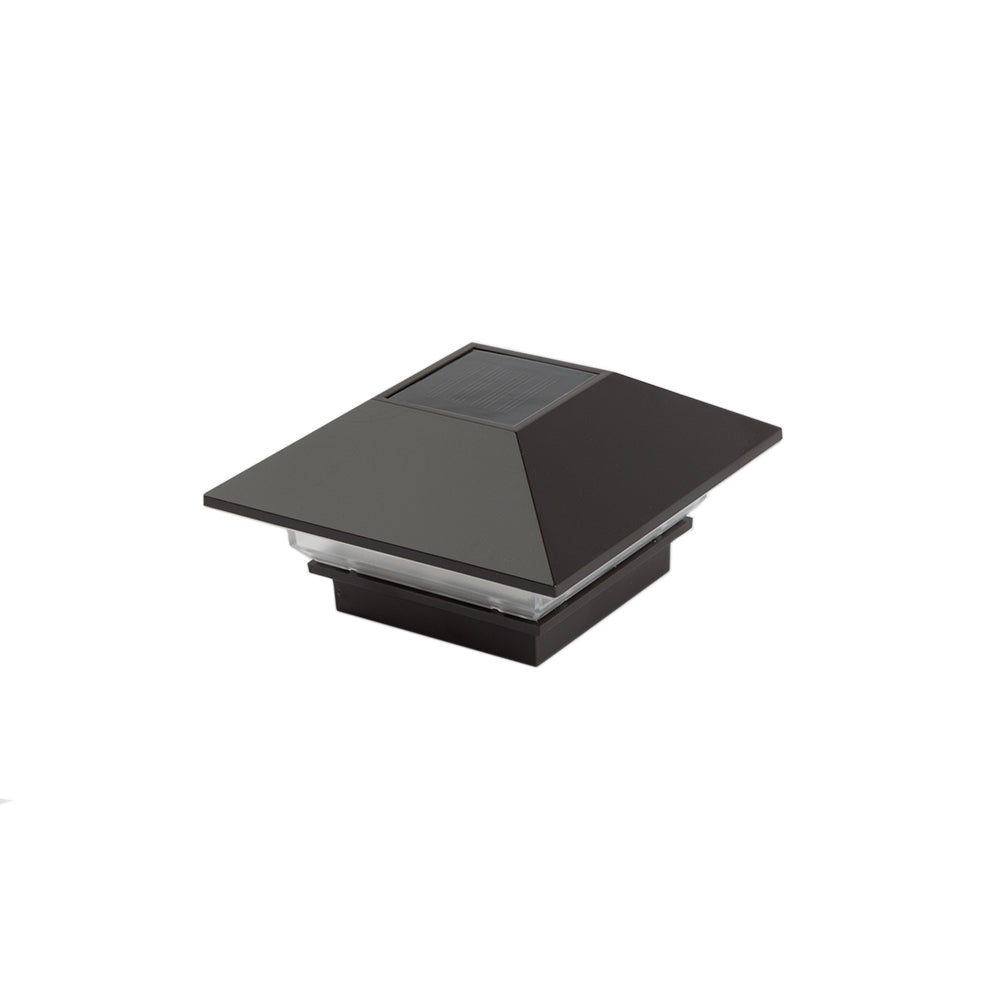 Contemporary Solar Post Caps - Wireless Deck Illumination – Deckorators