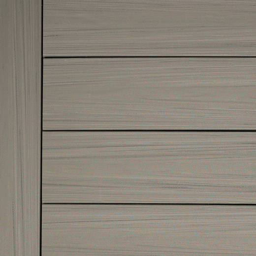 Mood board of Summit Decking installed in Glacier