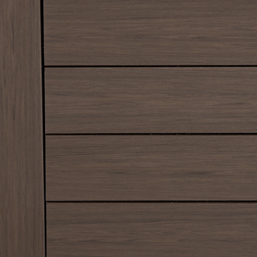 Close-up of Deckorators Voyage Deck mood board in Khaya