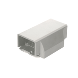 Contemporary Continuous Top Rail Center Bracket in Textured White #color_textured-white