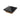Close-up of Victoria High Point Post Cap in Black with Cedar Wood Base #color_black