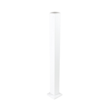 Deckorators Aluminum Stair Post with 4" Post Kit in Textured White #color_textured-white
