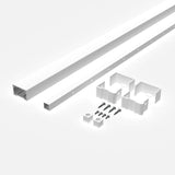 Deckorators Contemporary Cable Rails and Brackets in Textured White #color_textured-white