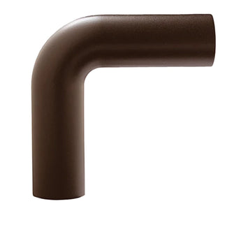 Deckorators ADA Secondary Handrail 90-Degree Corner in Weathered Brown #color_weathered-brown