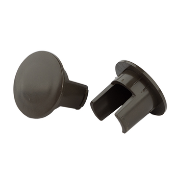 Deckorators ADA Secondary Handrail Plastic End Cap in Bronze #color_bronze