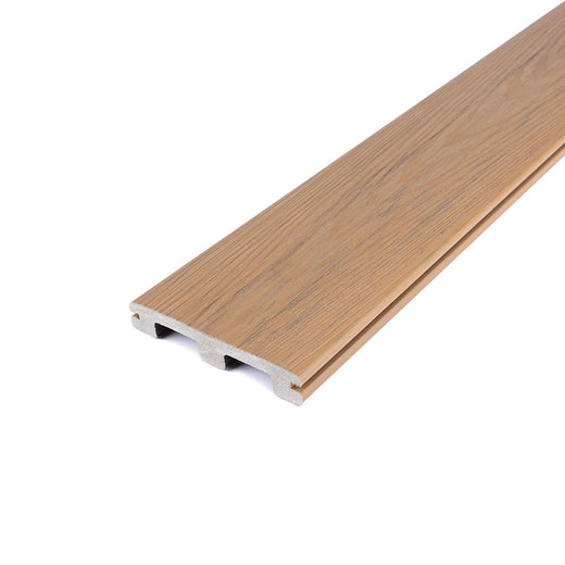 Angled Close-up of Altitude Grooved Deck Board in Highland