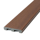 Lowe's Distressed Solid Deck Board in Cherrywood - Angled Close-up #color_cherrywood