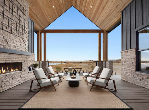 HGTV's Rock the Block House's Outdoor Living Space Featuring Deckorators Vista Decking in Driftwood
