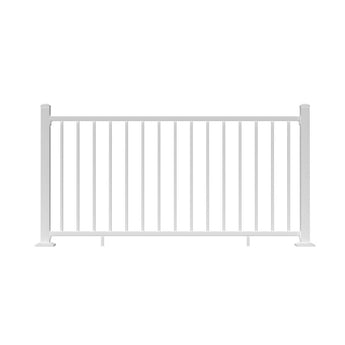Deckorator's for Lowe's Pre-assembled Rail Panel in Textured White #color_textured-white