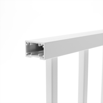 Deckorators for Lowe's Pre-assembled Top Rail in Textured White #color_textured-white