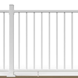 Deckorators for Lowe's Pre-assembled Rail in Textured White Panel #color_textured-white