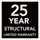 Deckorators for Lowe's 25-Year Structural Limited Warranty