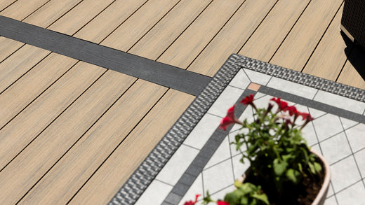 Deckorators Voyage Costa Decking with Dark Slate Accent Board