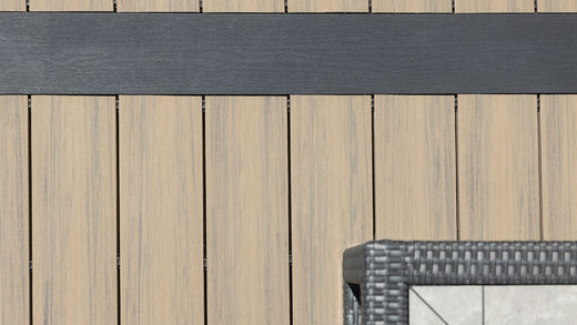 Deckorators Voyage Costa Composite Decking with Dark Slate Accent Board