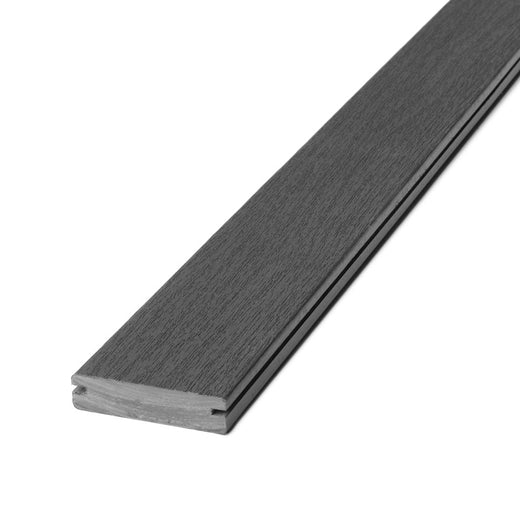 Close-up of Deckorators Picture Frame Grooved Board in Dark Slate