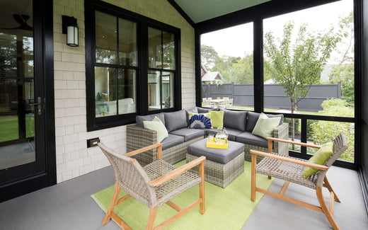 Screened in Porch with Deckorators Porch Flooring in Kettle