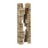 Deckorators 2-Piece Postcover in Beige Stacked Stone #color_beige-stacked-stone