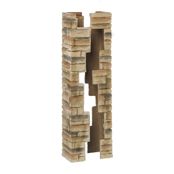 Deckorators 2-Piece Postcover in Beige Stacked Stone #color_beige-stacked-stone
