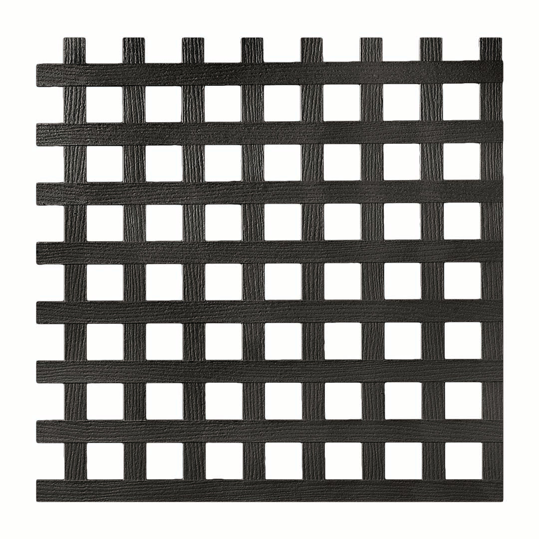 Black Vinyl Lattice Panels VINYL LATTICE — MID HUDSON FENCE CO.
