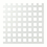 Deckorators Square Plastic Lattice Close-up in White #color_white
