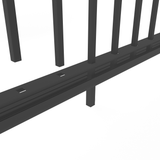 Rapid Rail Baluster Installation in Textured Black #color_textured-black