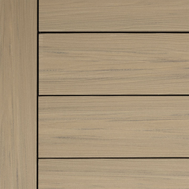 Close-up of Summit Decking installed in Cliffside #color_cliffside