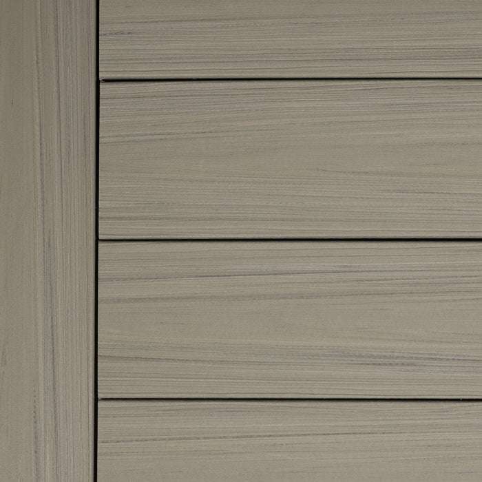 Close-up of Summit Decking installed in Glacier #color_glacier