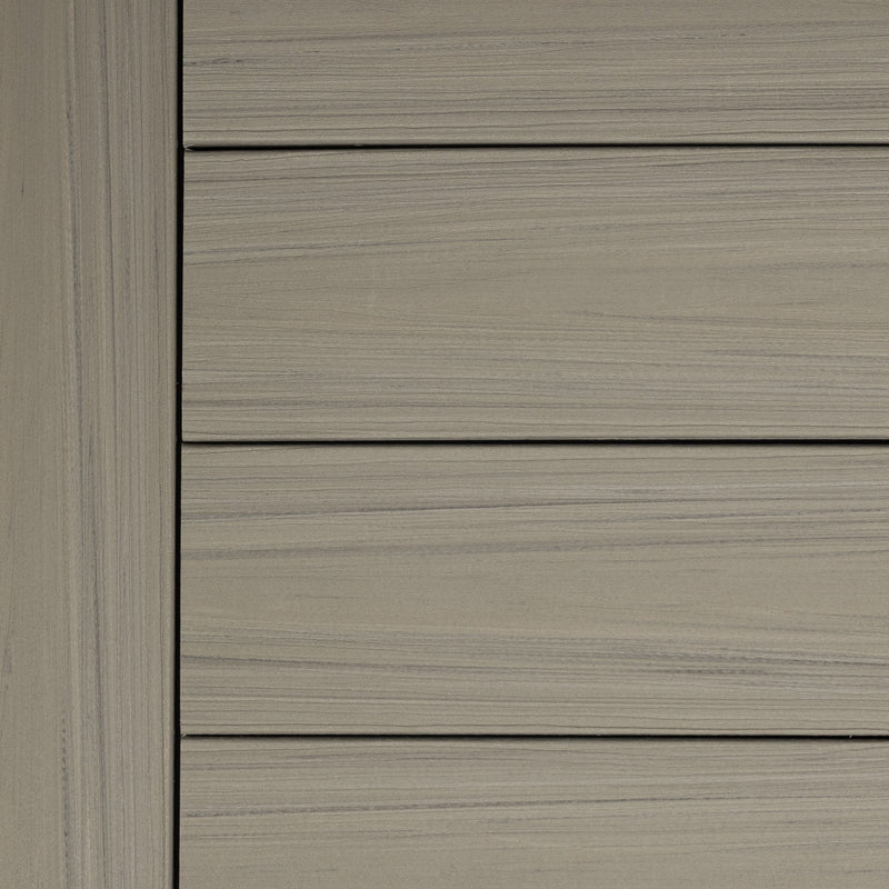 Close-up of Summit Decking installed in Glacier #color_glacier