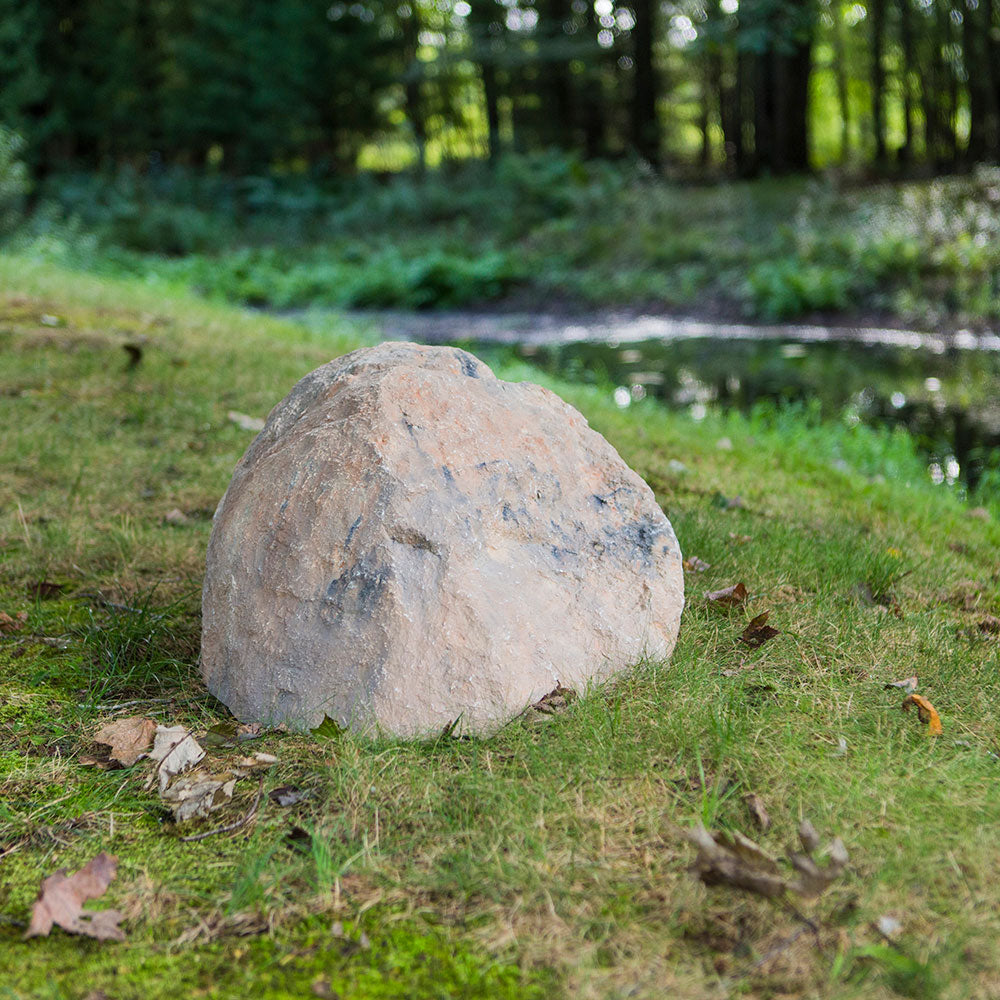 Large Decorative Fiberglass Rock for Concealing Outdoor Fixtures ...