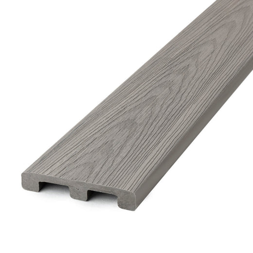 Angled Close-up Venture Solid Deck Board in Saltwater