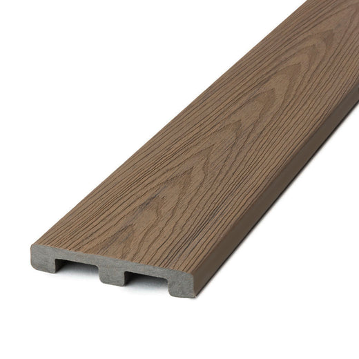 Angled Close-up Venture Solid Deck Board in Sandbar