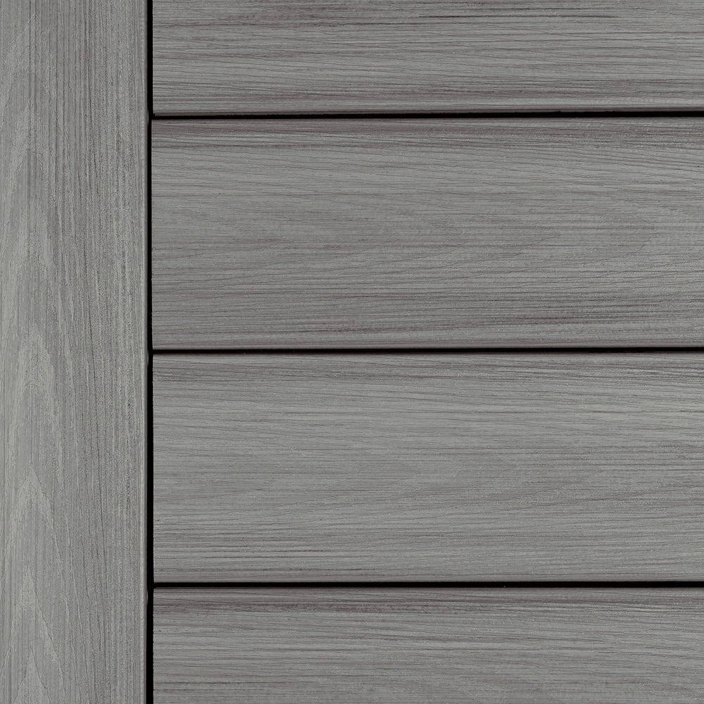 Close-up of Deckorators Venture Deck Boards Installed in Saltwater