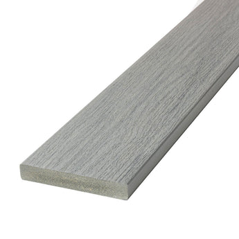 Angled Close-up Vista Solid Deck Board in Silverwood #color_silverwood