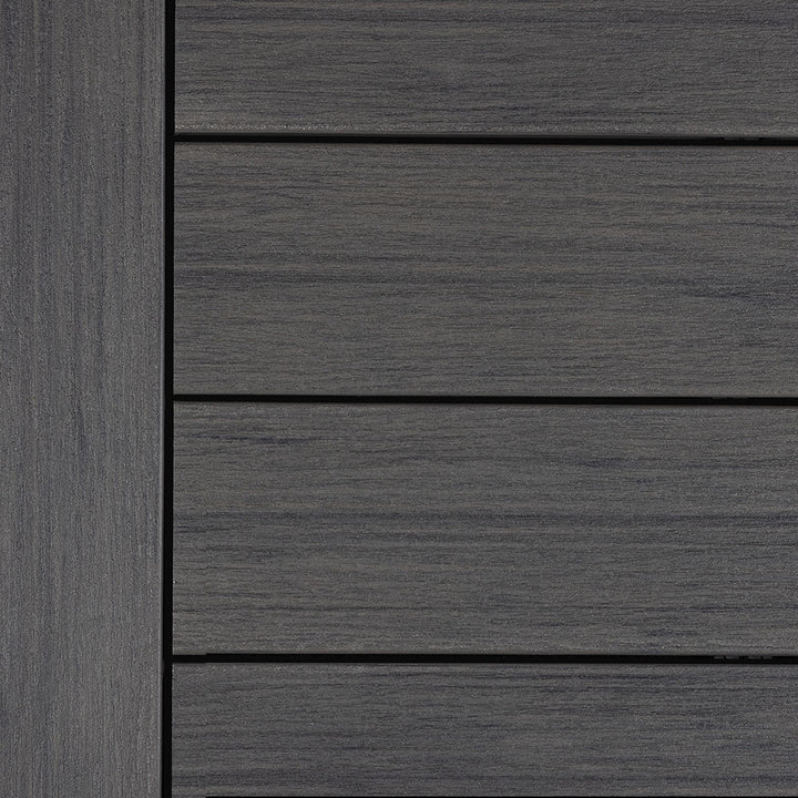 Close-up of Deckorators Vista Deck Boards Installed in Driftwood #color_driftwood