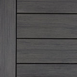 Close-up of Deckorators Vista Deck Boards Installed in Driftwood #color_driftwood