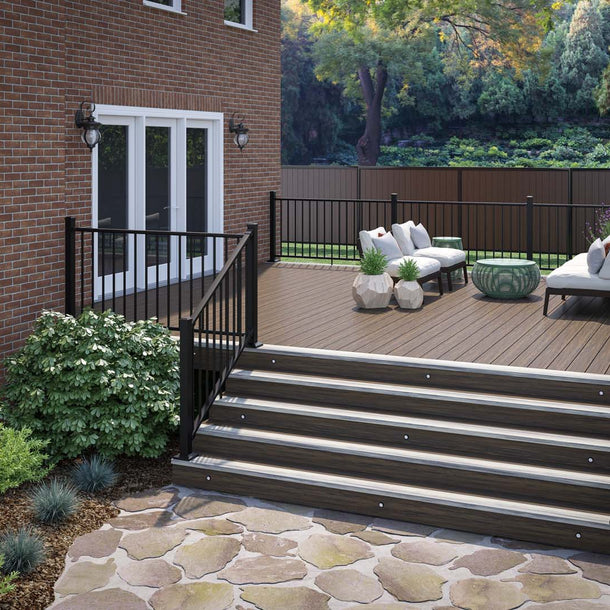 Deck Railing Extender Deckorators® Rapid Rail Aluminum Deck Railing