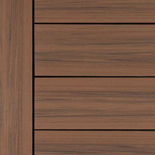 Close-up of Deckorators Voyage Deck Boards Installed in Mesa